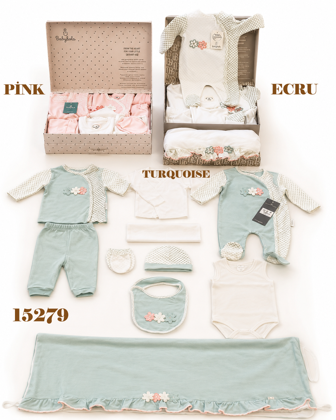 BABYDOLA-15279 ZIBIN SET 10'LU PİNK