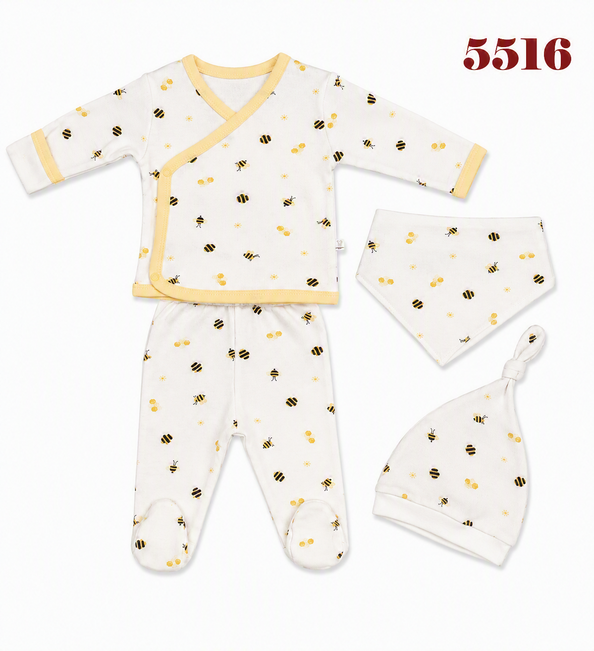BEGİ-5516 ARI BASKILI 5Lİ SET 2Lİ