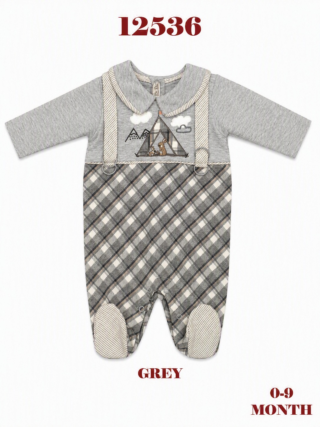 BABYDOLA-12536 TULUM 4'LÜ-GREY *KAMPANYALI*