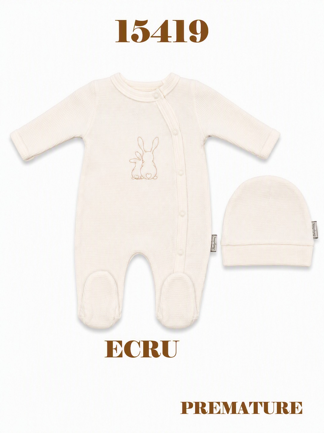 BABYDOLA-15419 TULUM PREMATURE ECRU 4'LÜ