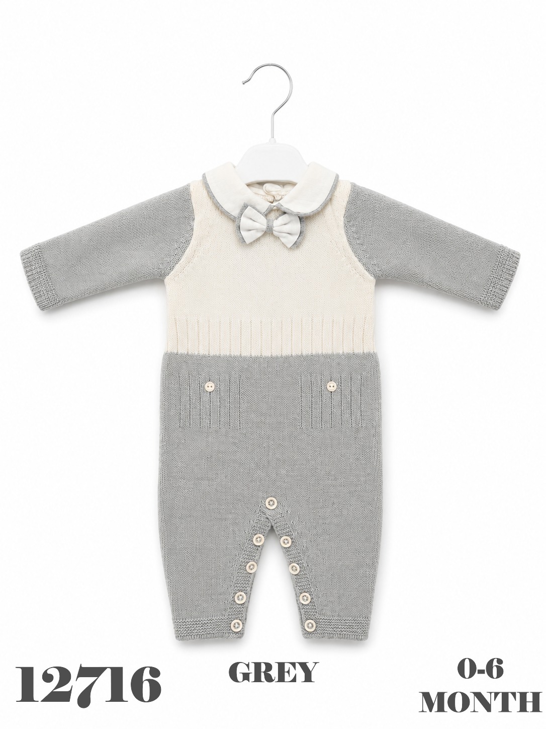 BABYDOLA-12716 TULUM TRİKO GREY