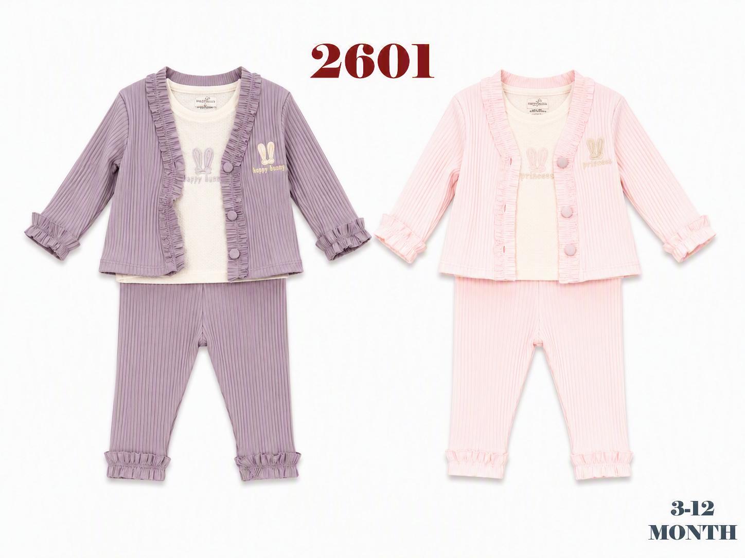MELİSA-2601 TAKIM 3/12 AY 4'LÜ