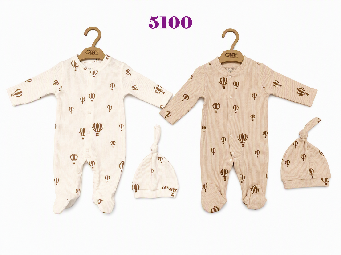 OBABY-5100 WAFFLE BALON TULUM 0/6 3'LÜ