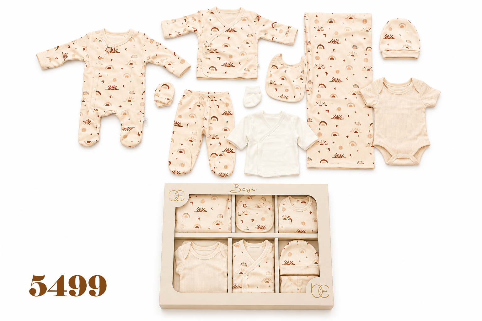 BEGİ-5499 GÖKKUŞAKLI 10 LU SET