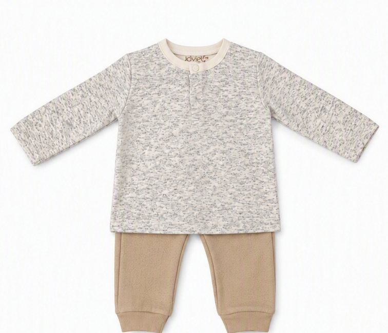 JOVİEL-581 BEBE 2 Lİ SET BEJ