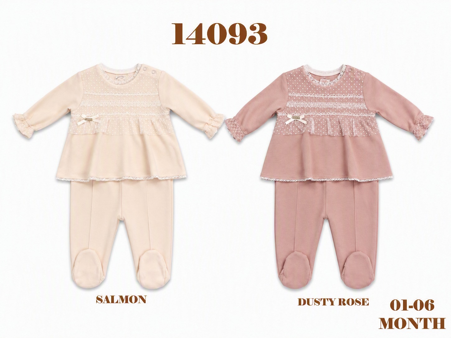 BABYDOLA-14093 TAKIM SALMON 5'Lİ