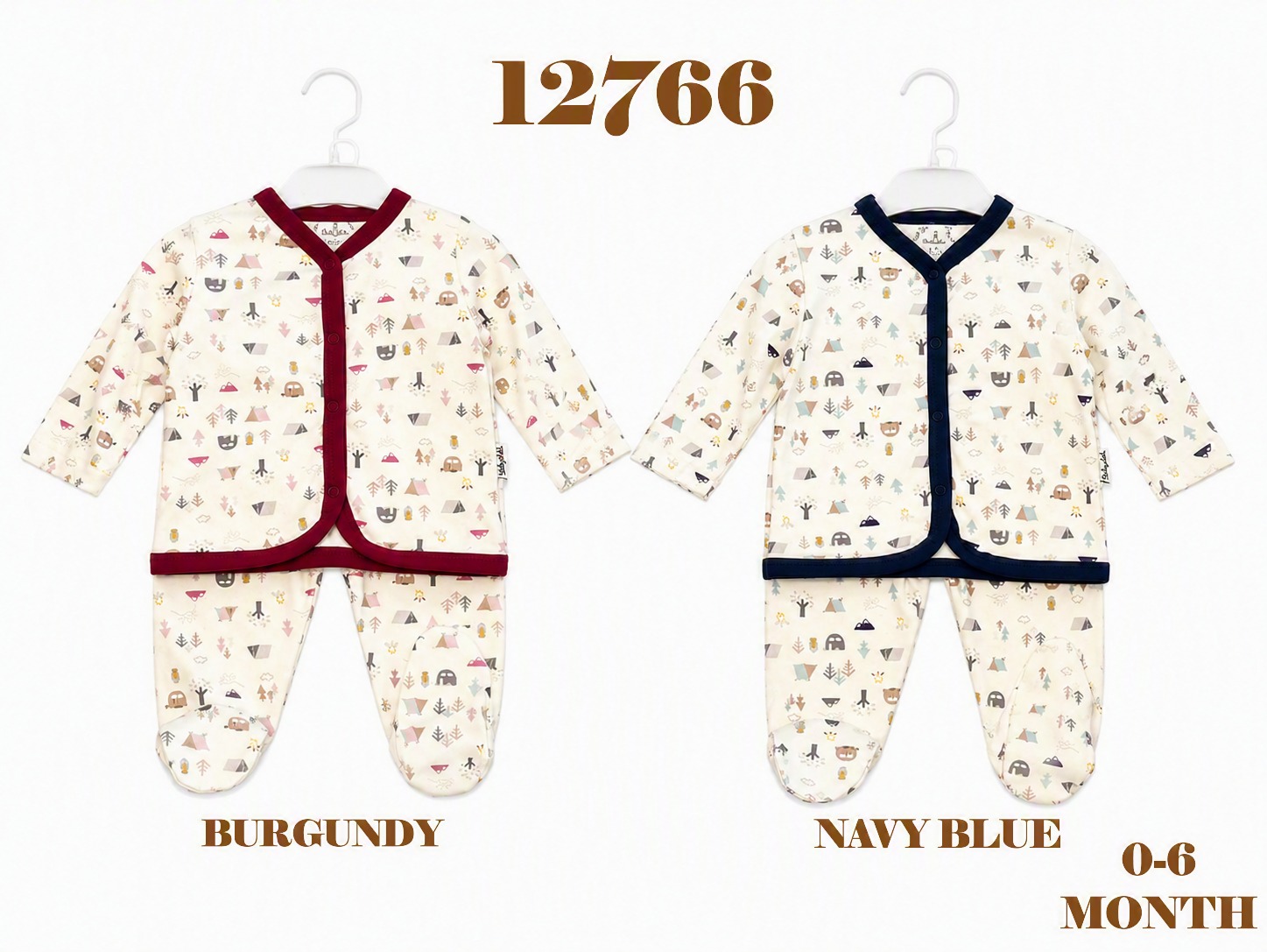 BABYDOLA-12766 TAKIM 3'LÜ-PİNKPLUM**KAMPANYALI**