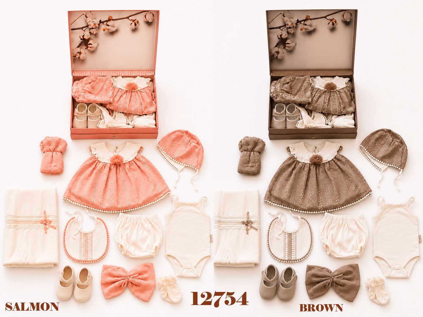 BABYDOLA-12754 10'LU ZIBIN SET-BROWN*KAMPANYALI*