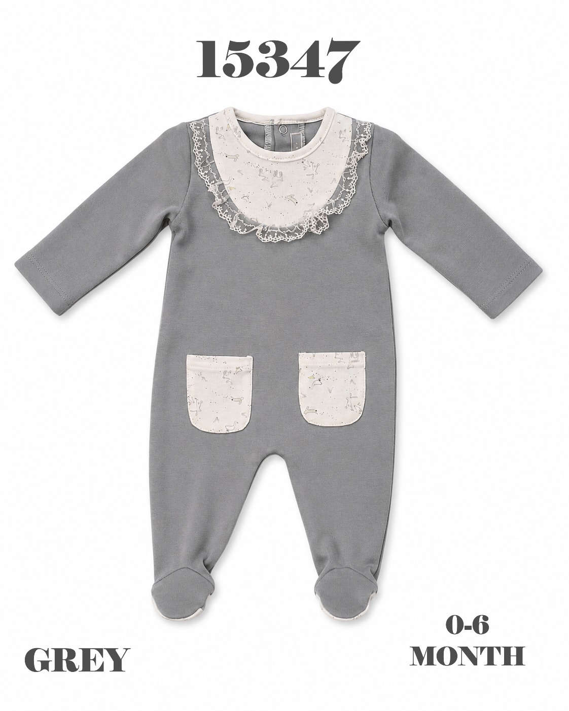 BABYDOLA-15347 TULUM GREY 5'Lİ