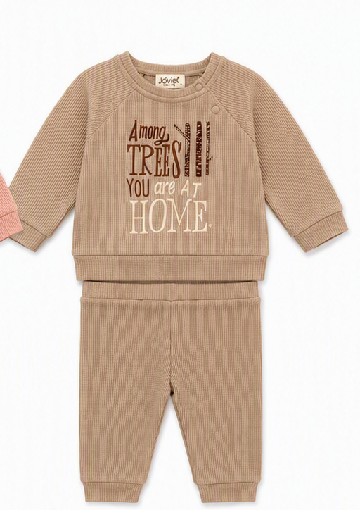 JOVİEL-104 BEBE 2 Lİ SET KAHVE