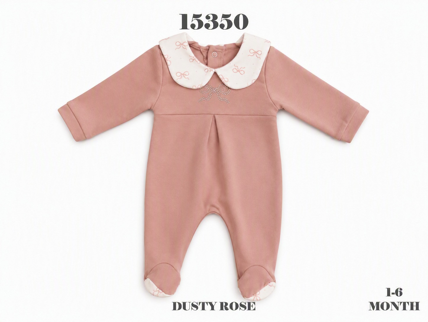 BABYDOLA-15350 TULUM PATİKLİ DUSTY ROSE 5'Lİ
