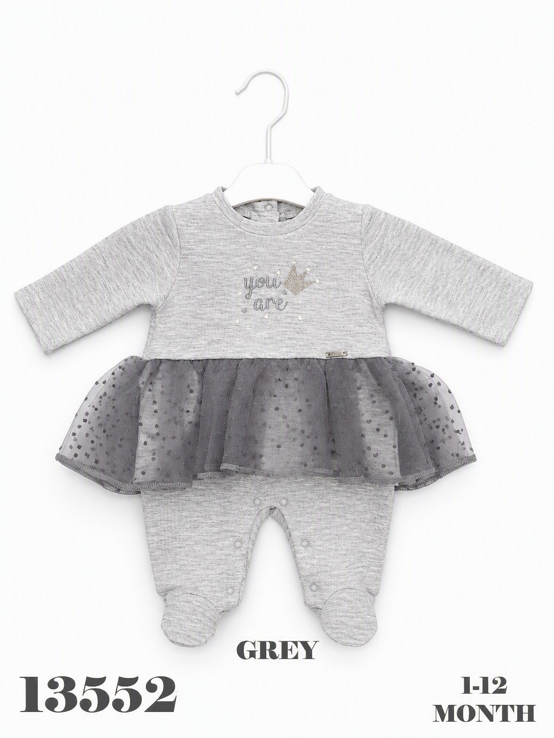 BABYDOLA-13552 TULUM GREY 5 Lİ *KAMPANYALI*