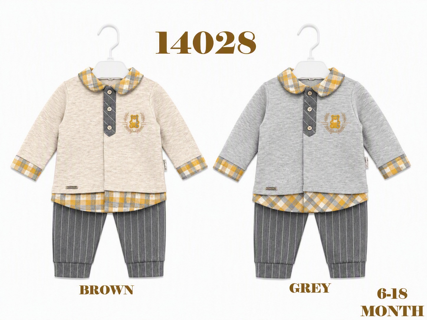 BABYDOLA-14028 *40 TAKIM BROWN 5'Lİ 