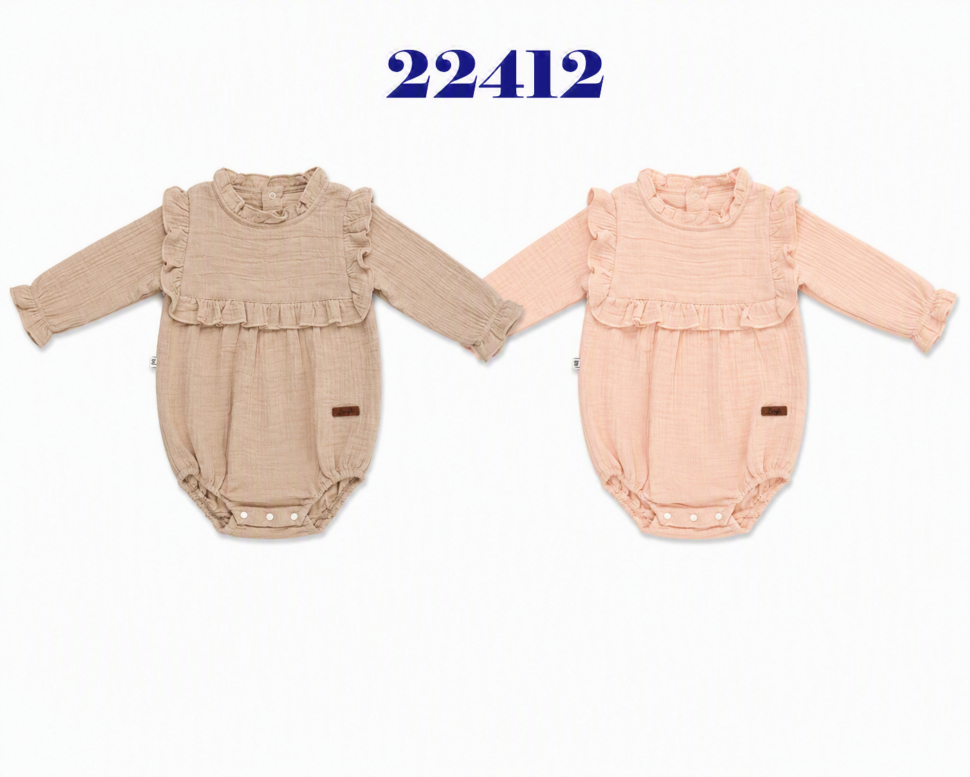 BEGİ-22412 MÜSLİN KIZ FIRFIRLI BADİ 5'Lİ