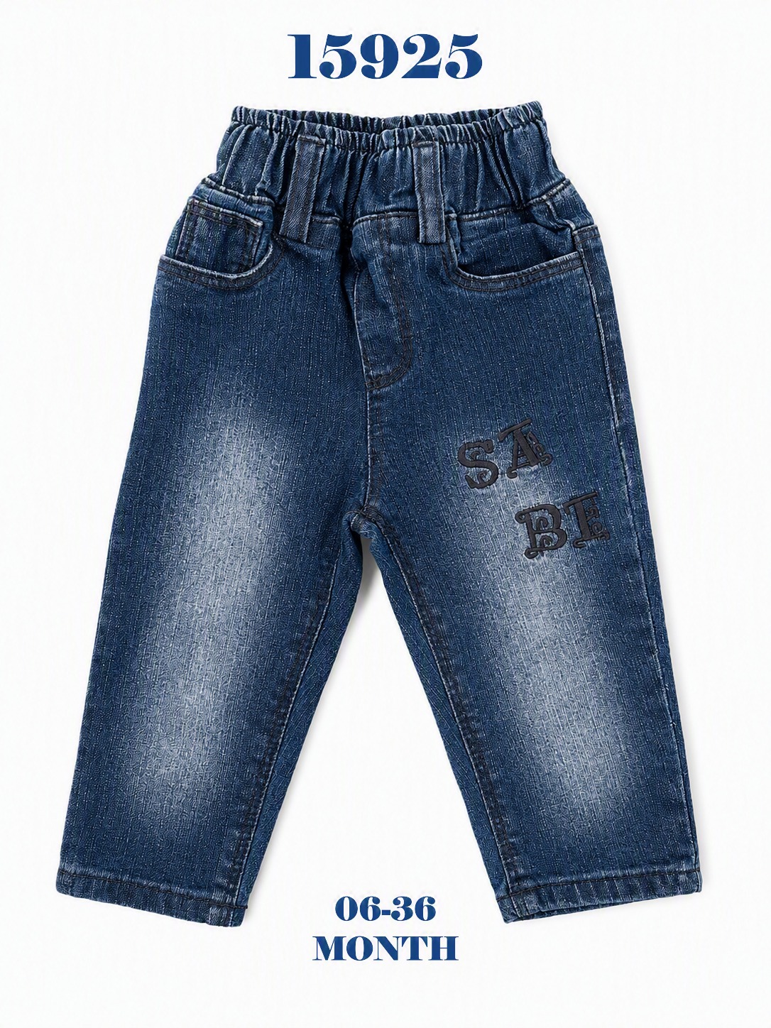 BABYDOLA-15925 JEANS KOT PANTALON NAVY BLUE 06-36 AY 4LÜ