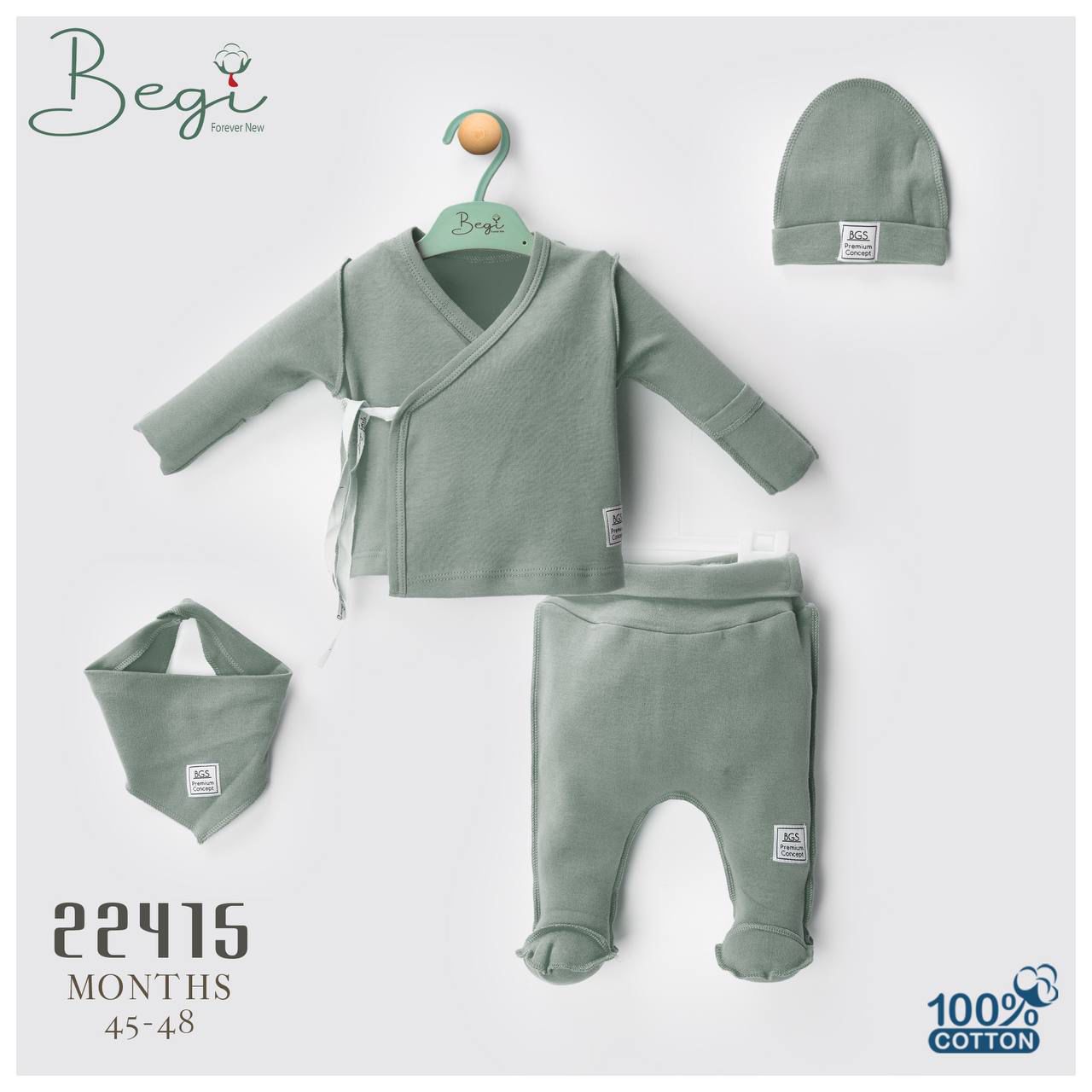 BEGİ-22415 NATURAL PRAMATURE HASTANE ÇIKIŞI 2'Lİ