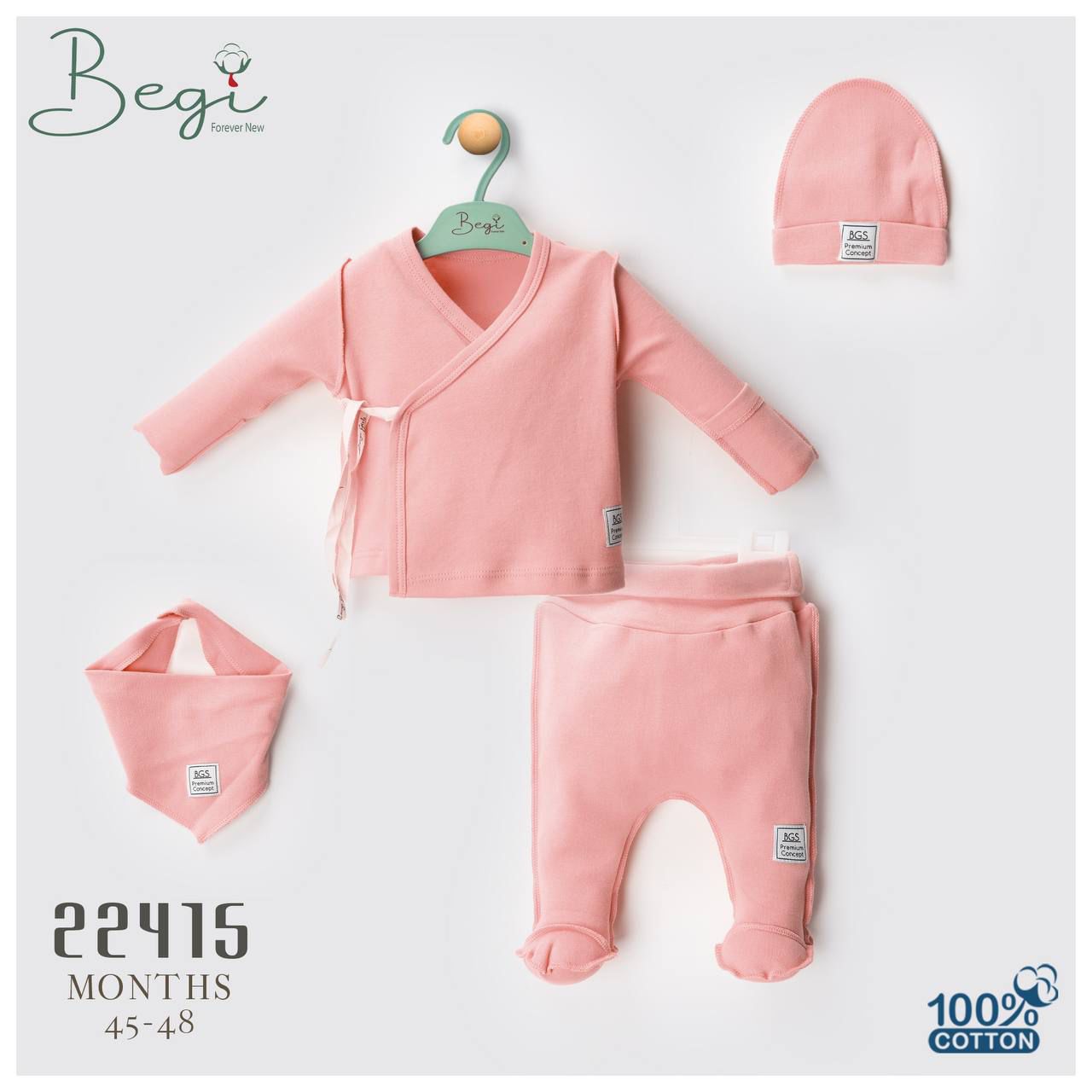BEGİ-22415 NATURAL PRAMATURE HASTANE ÇIKIŞI 2'Lİ