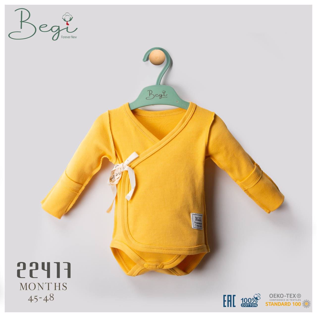 BEGİ-22417 NATURAL PREMATURE BADY  2'Lİ