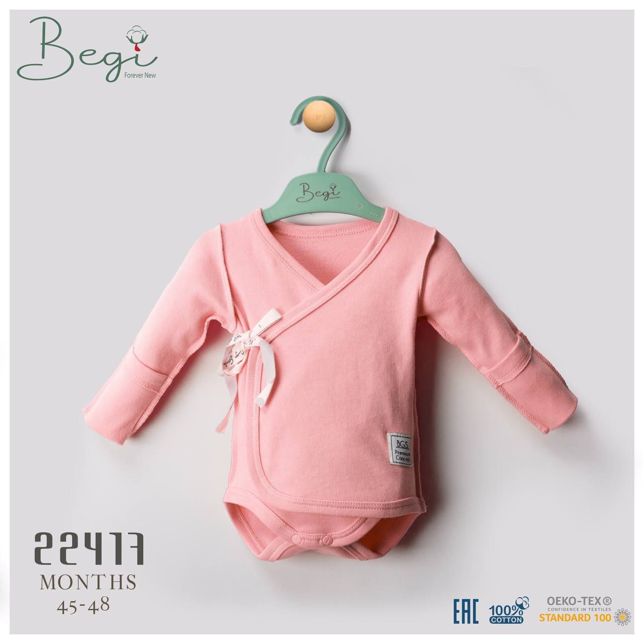 BEGİ-22417 NATURAL PREMATURE BADY  2'Lİ