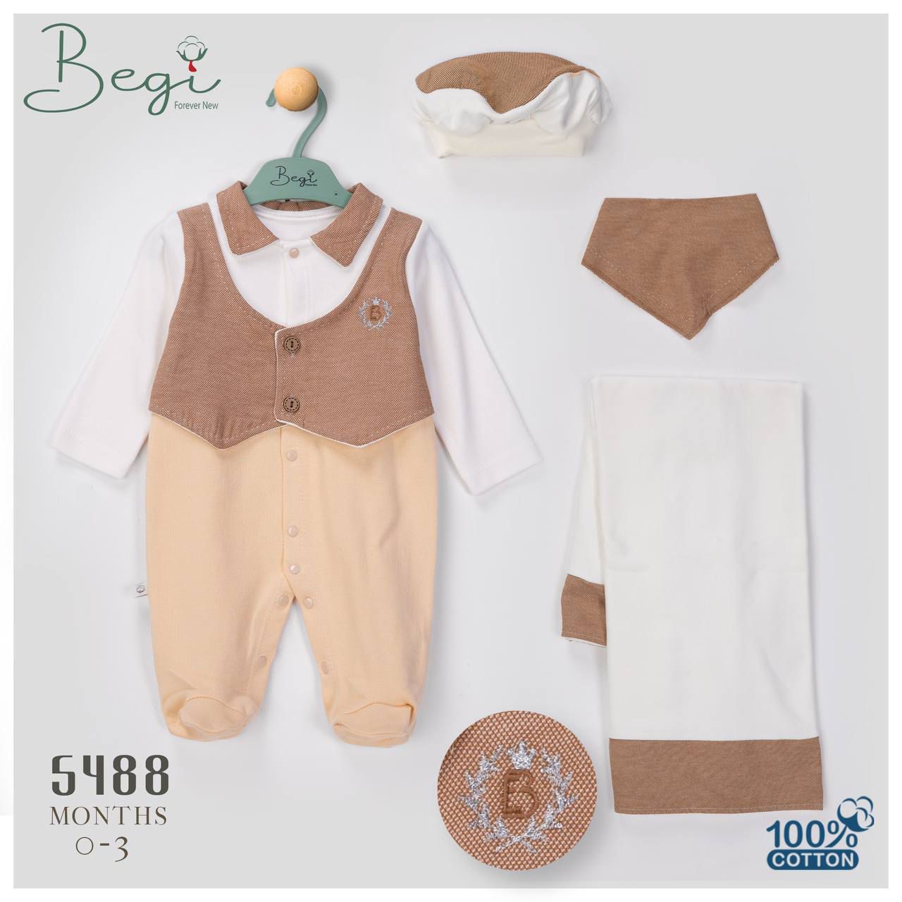 BEGİ-5488 YELEKLİ 40 LÜ SET