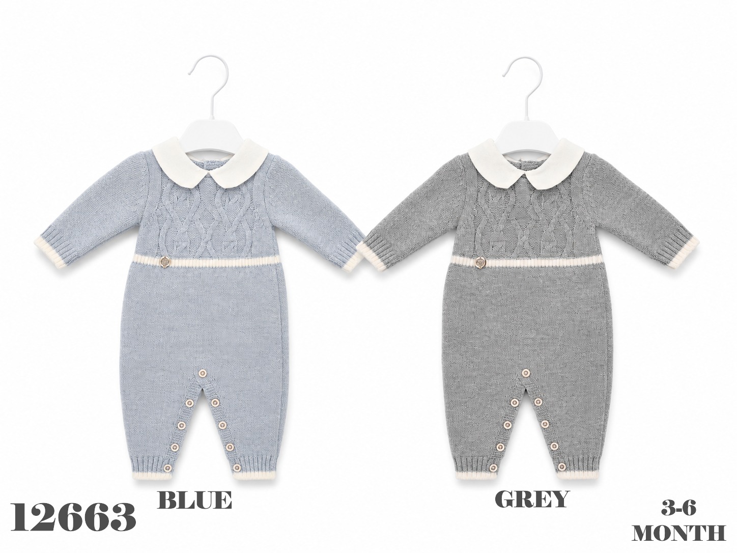 BABYDOLA-12663 TULUM 3'LÜ-GREY