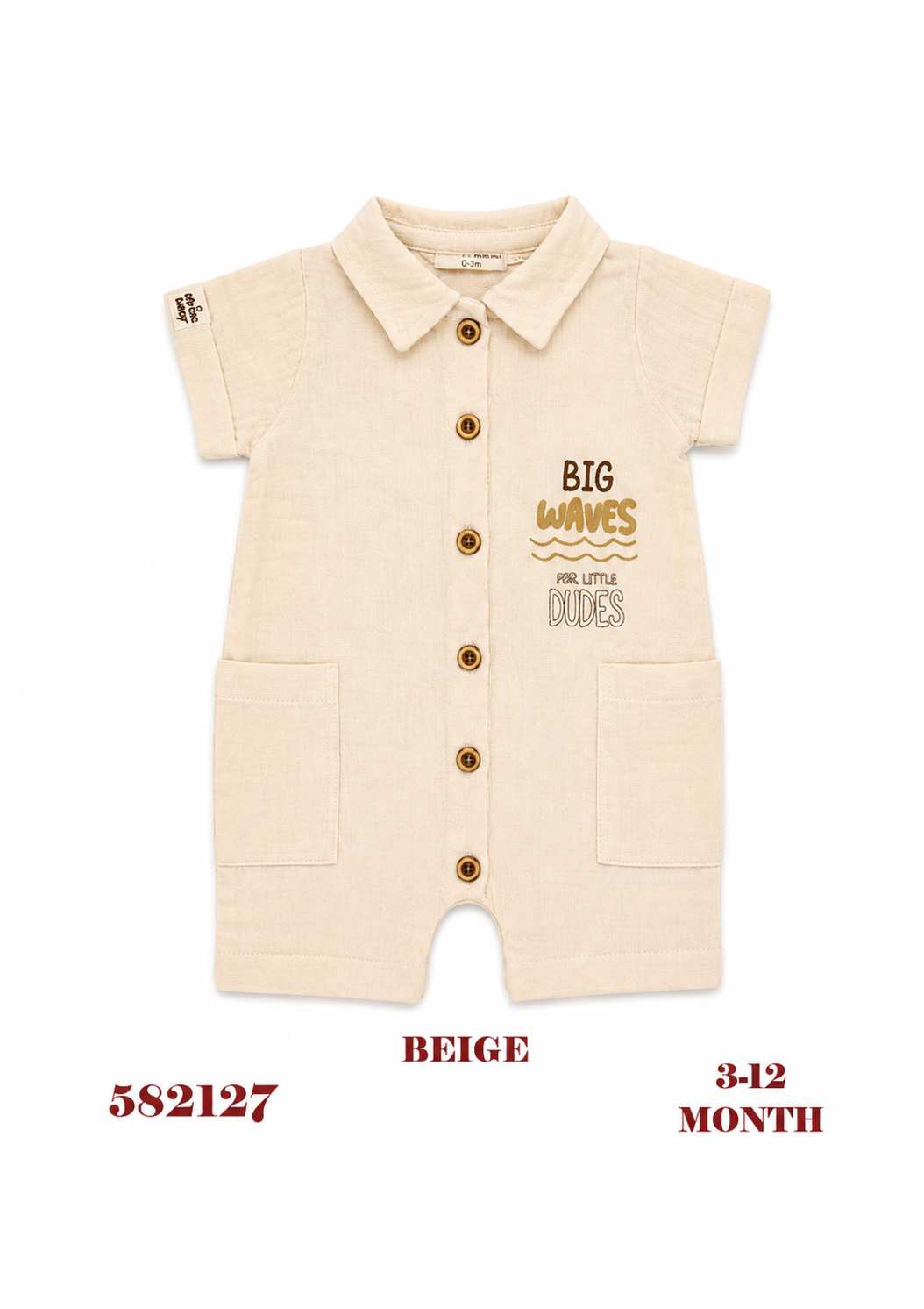 GENTLE-582127 MÜSLİN TULUM BEİGE 4LÜ
