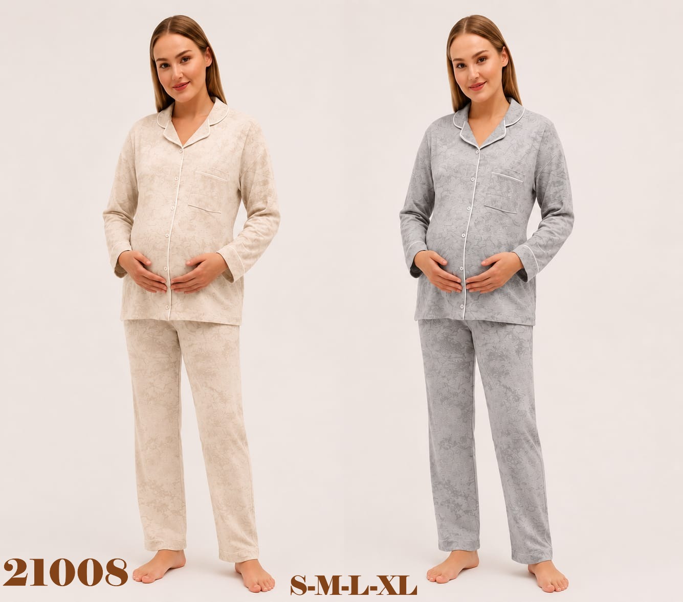 BABYDOLA-21008 MAMY 3 LÜ SET GREY MLNJ