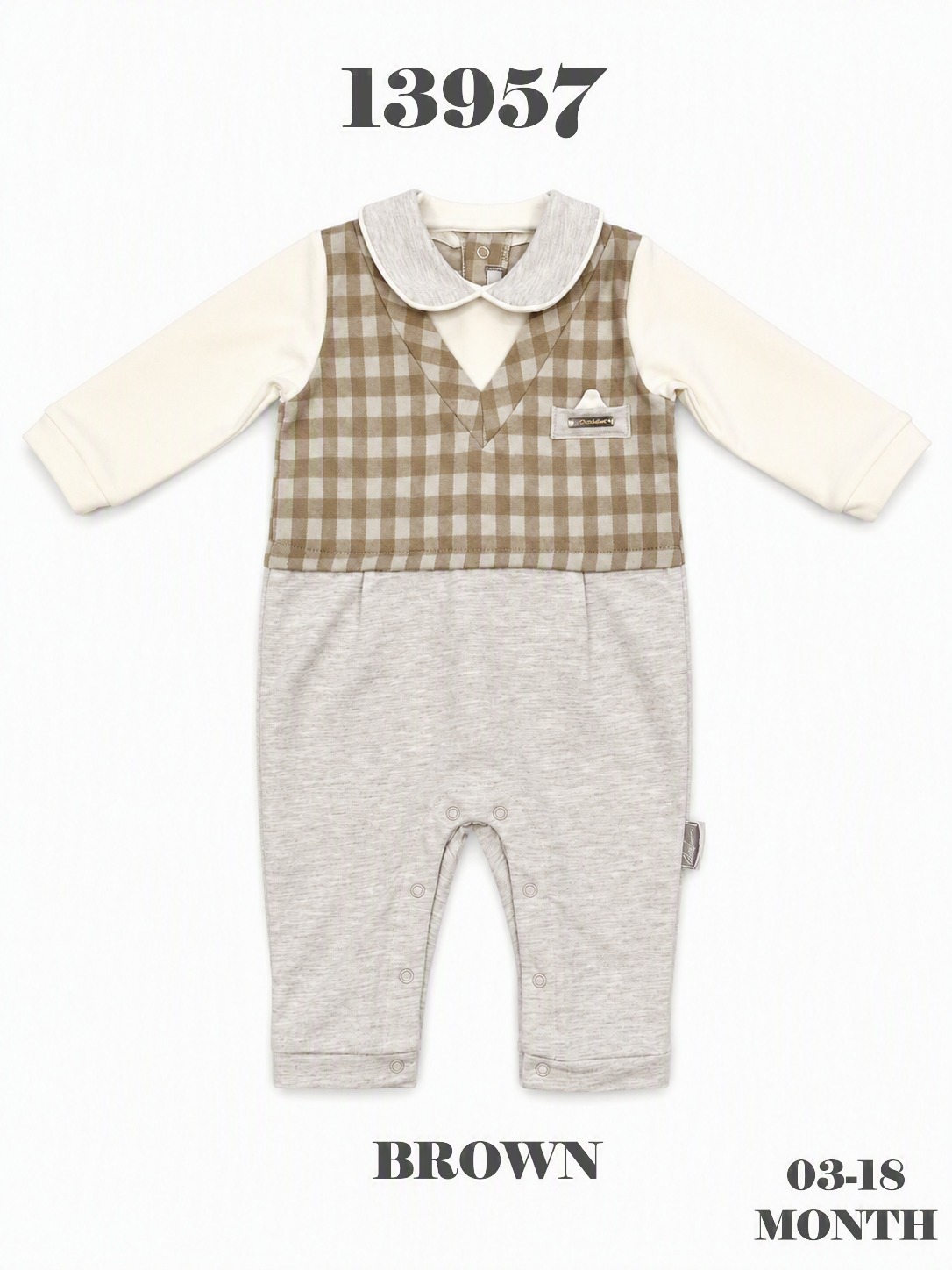 BABYDOLA-13957 TULUM BROWN 5'Lİ ***KAMPANYA***
