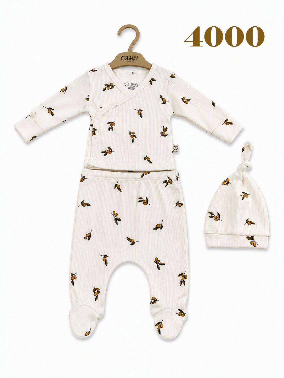 OBABY-4000 RAPORLU ZEYTİN 3'LÜ ZIBIN SET 0/3 3'LÜ