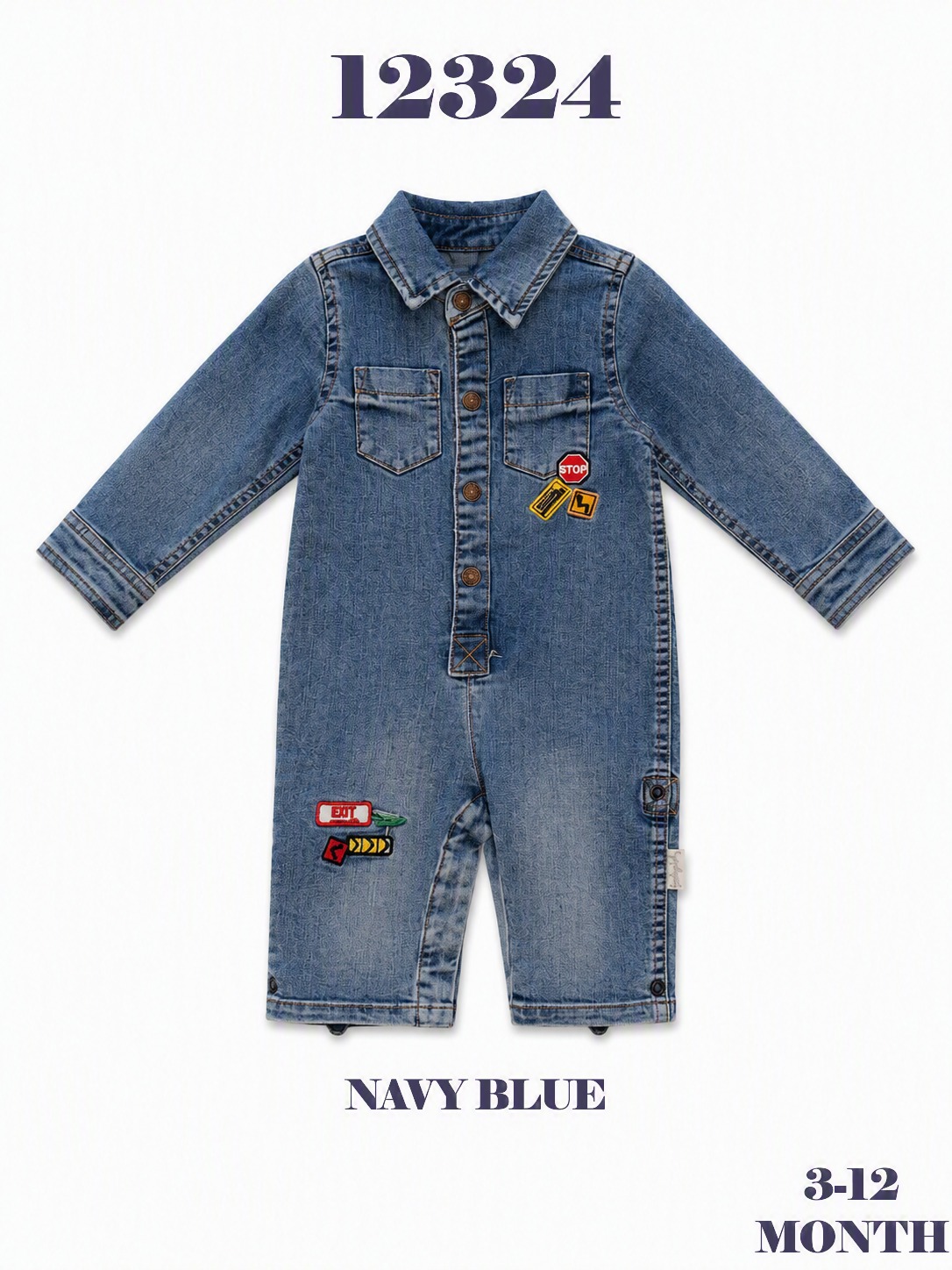 BABYDOLA-12324 JEAN TULUM 4'LÜ-NAVYBLUE ***KAMPANYA***