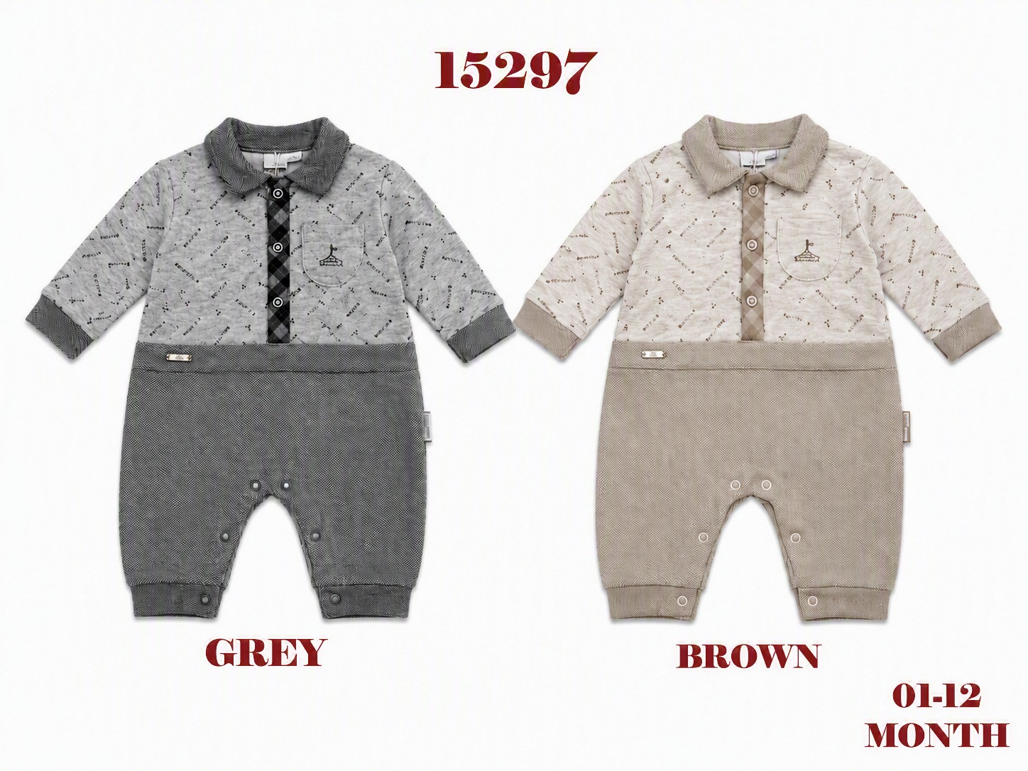 BABYDOLA-15297 TULUM GREY 5'Lİ