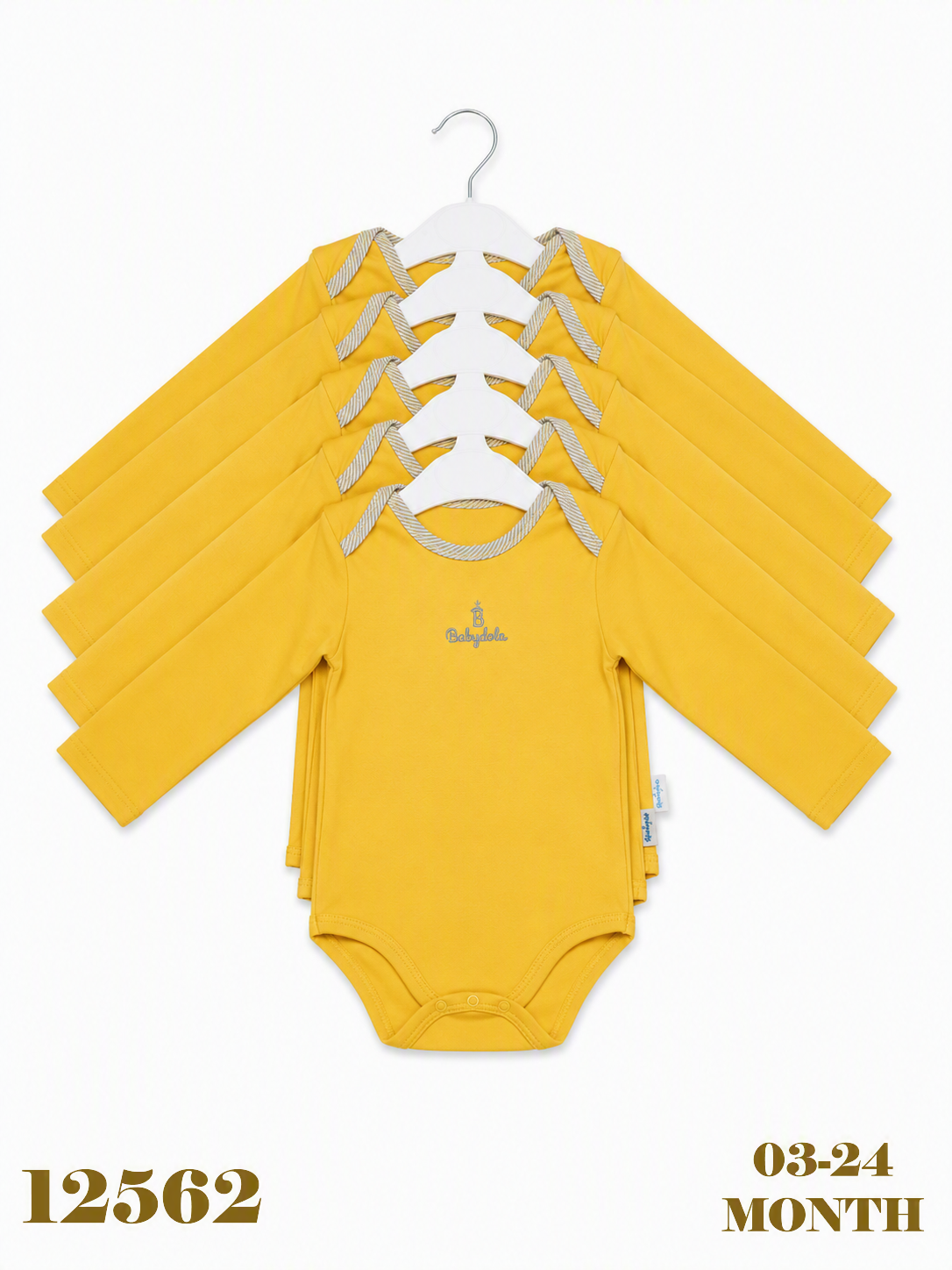 BABYDOLA-12562 BADİ 6'Lİ-YELLOW**KAMPANYALI**
