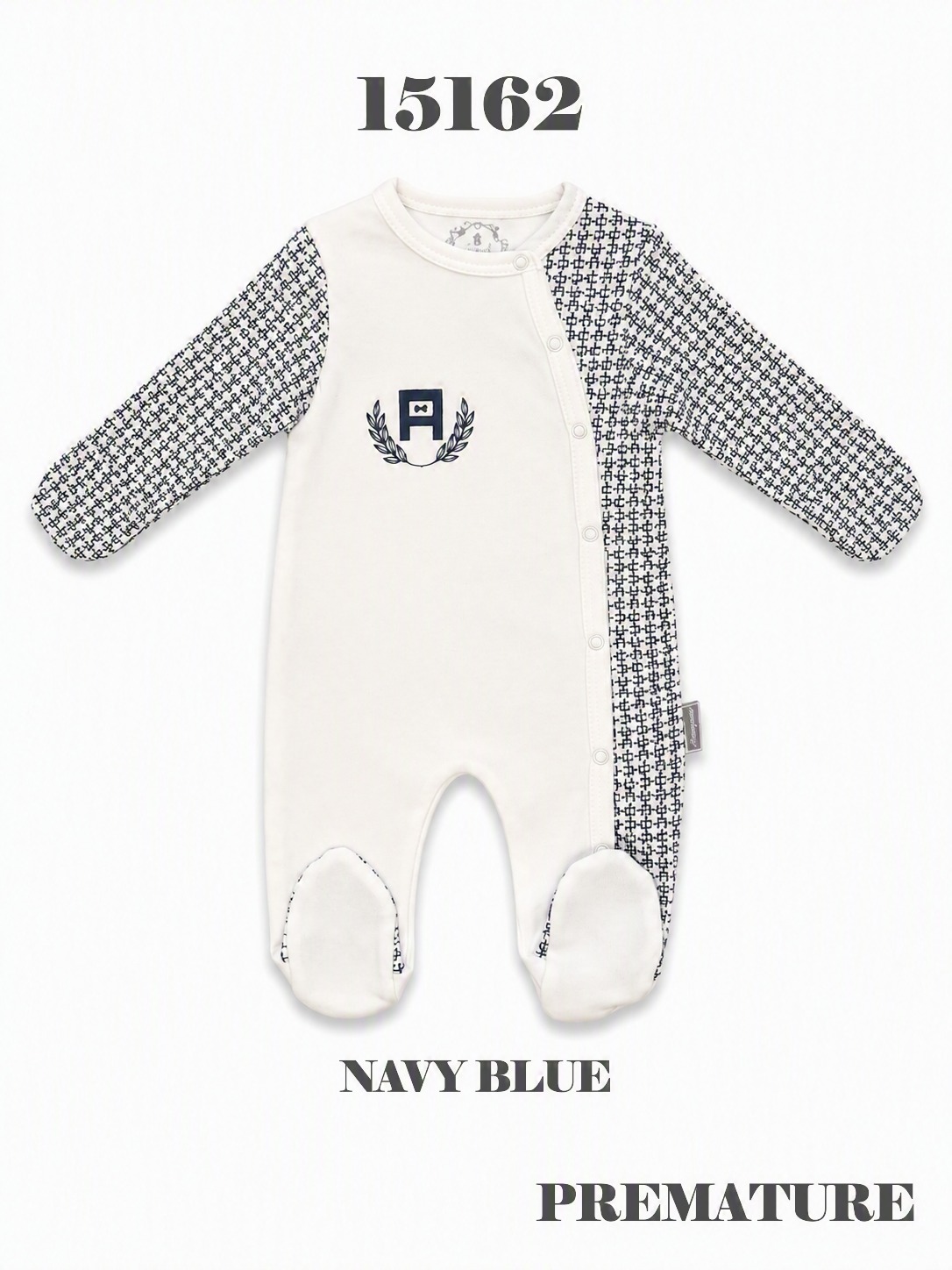 BABYDOLA-15162 PREMATURE TULUM NAVY BLUE 4'LÜ *KAMPANYALI*