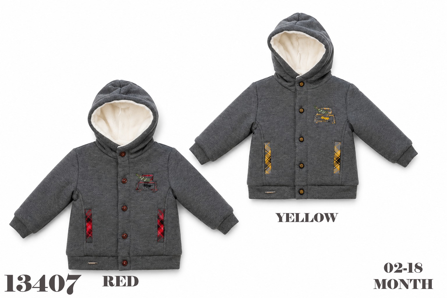 BABYDOLA-13407 CEKET YELLOW 5 Lİ*KAMPANYALI*