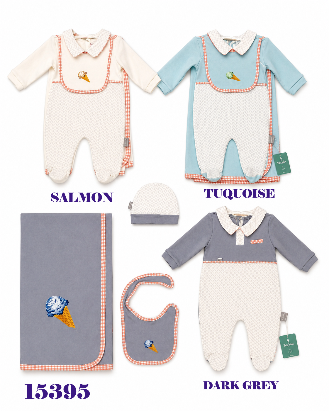 BABYDOLA-15395 SET 4'LÜ ERKEK MİNT