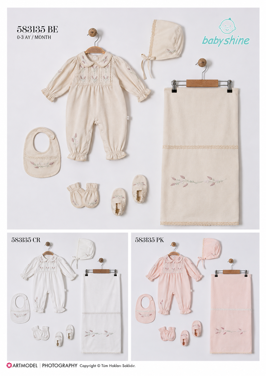 GENTLE-583135 SET 6LI ZIBIN PİNK