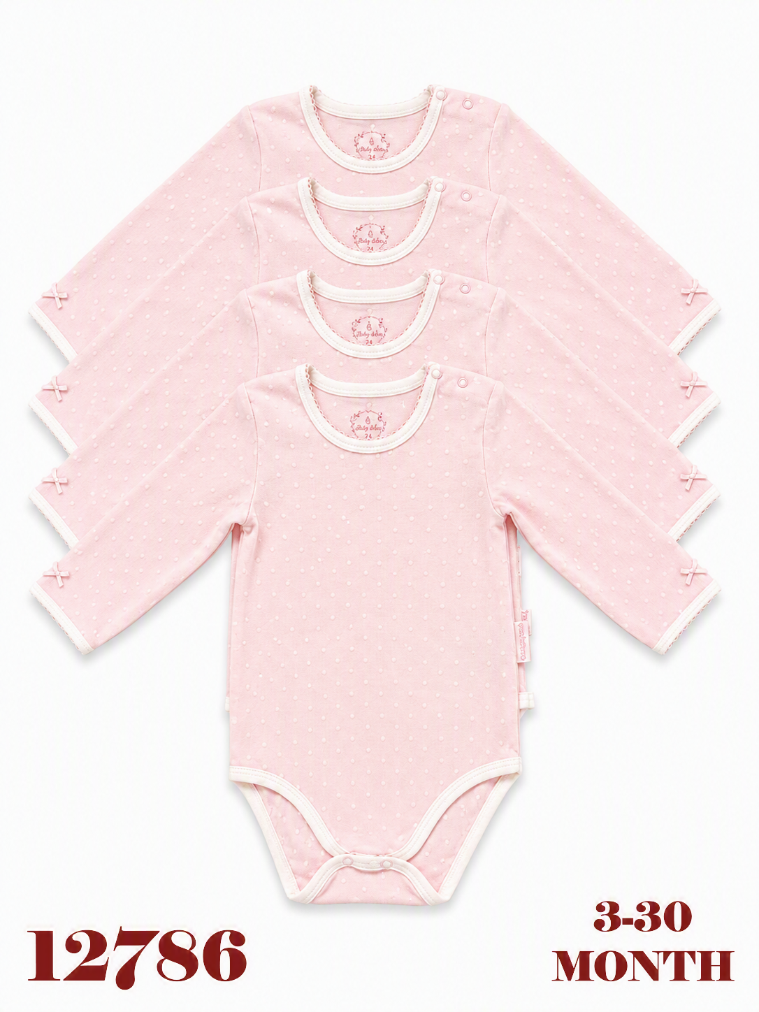 BABYDOLA-12786 BADİ 6'LI-PİNK