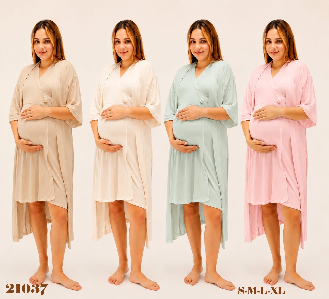 BABYDOLA-21037 MAMY 2 Lİ SET BLUE 2XL
