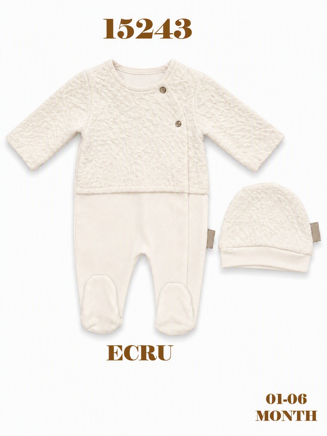 BABYDOLA-15243 *10 TULUM ECRU 5'Lİ