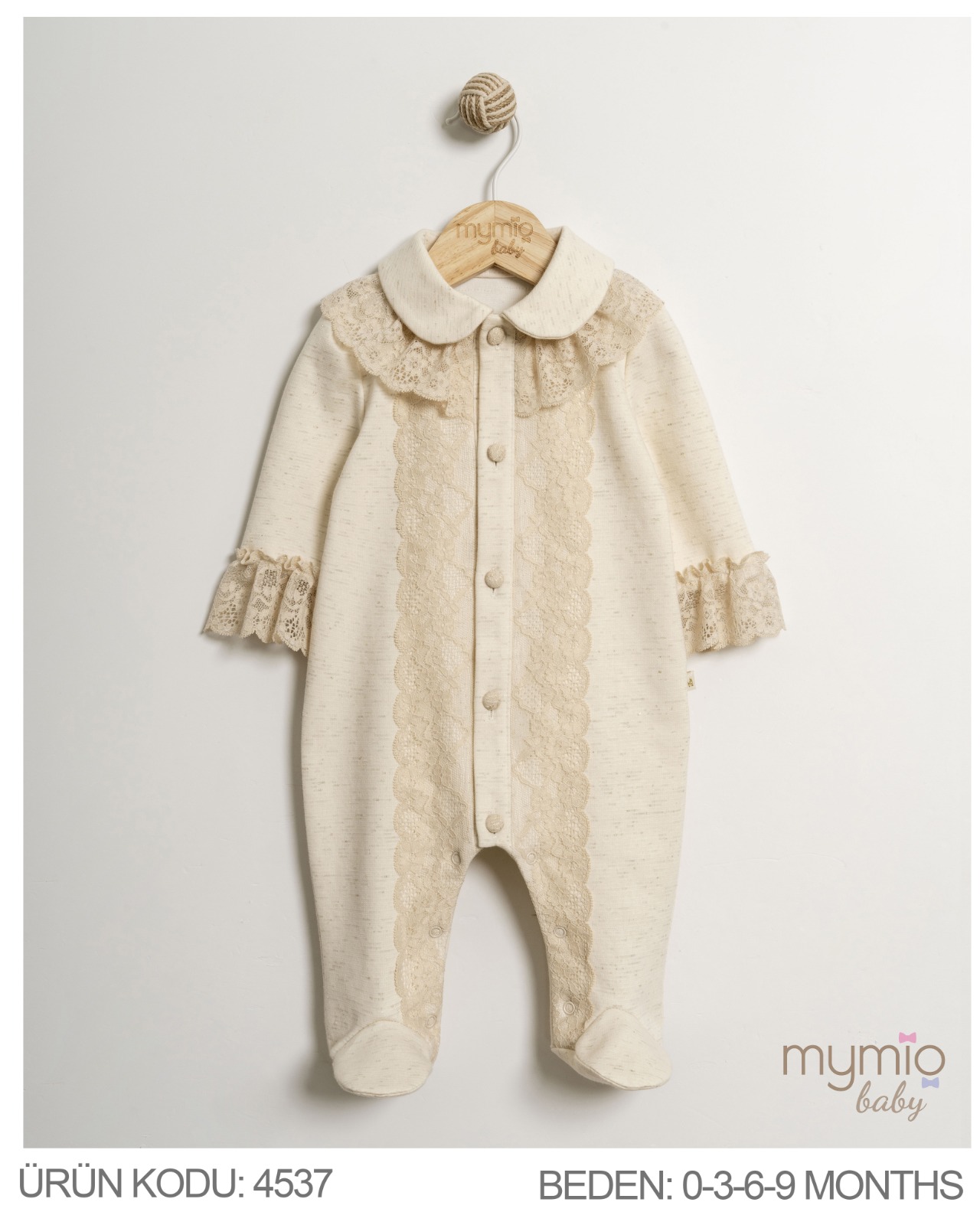 MYMİO-4537 SİMLİ PATİKLİ TULUM BEJ 03/12 4 LÜ