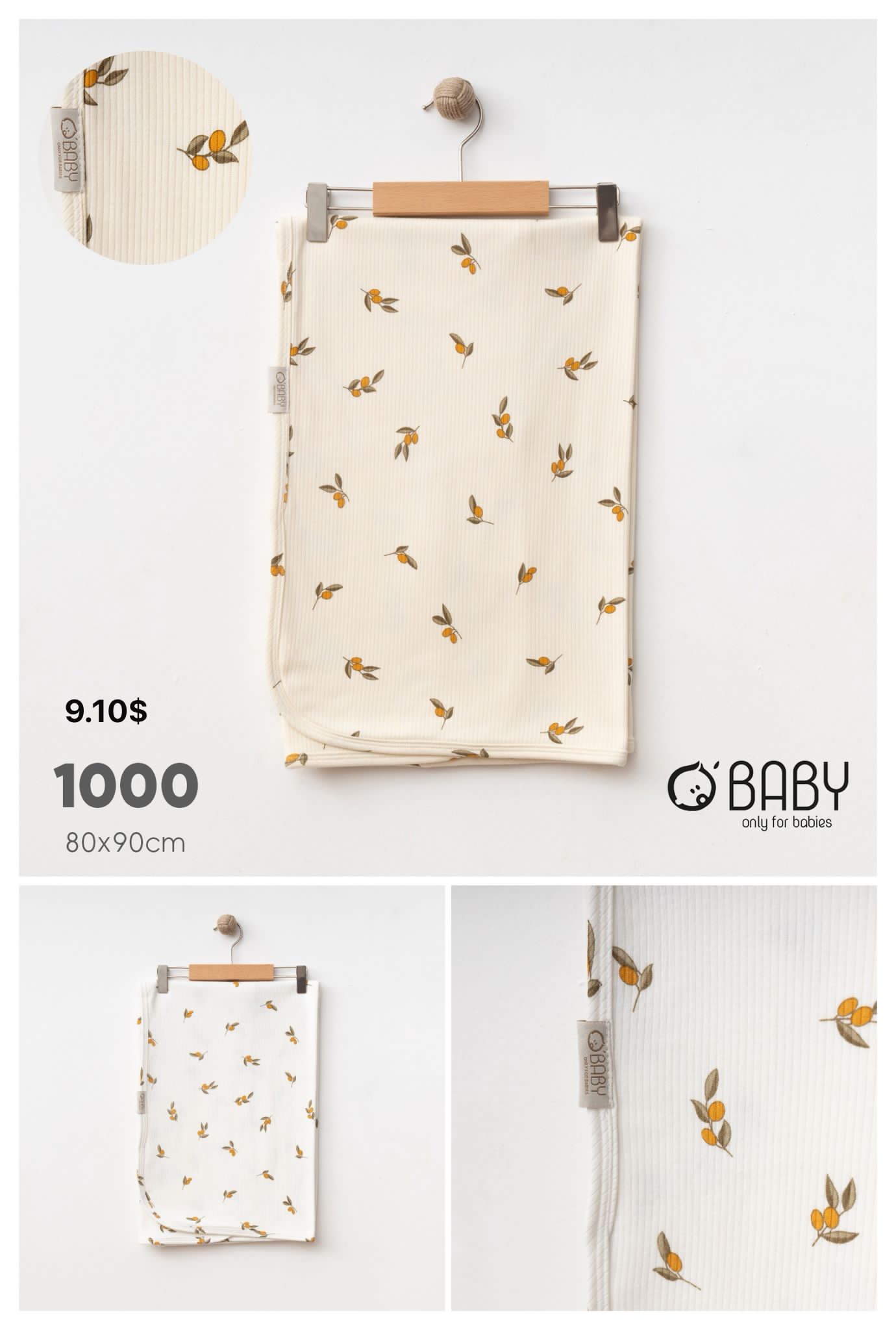 OBABY-1000 ZEYTIN DESENLİ BATTANİYE