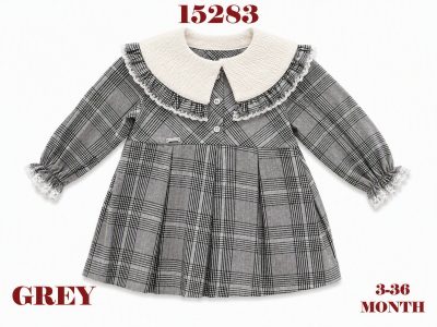 BABYDOLA-15283 *30 ELBİSE GREY 5'Lİ