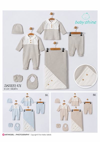 GENTLE-583122  SET 6LI ZIBIN GREY