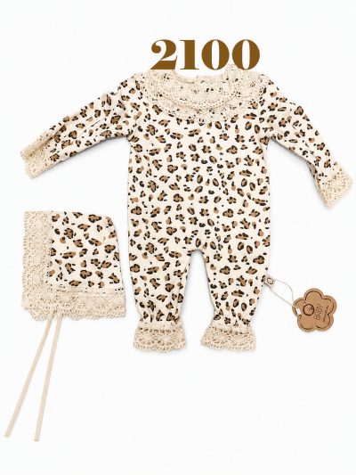 OBABY-2100 DANTELLİ LEOPARLI TULUM 0/6 3'LÜ