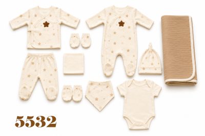 BEGİ-5532 ZIBIN SET 10LU YILDIZ DESEN