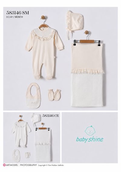 GENTLE-583146 SET 5Lİ ZIBIN CREAM