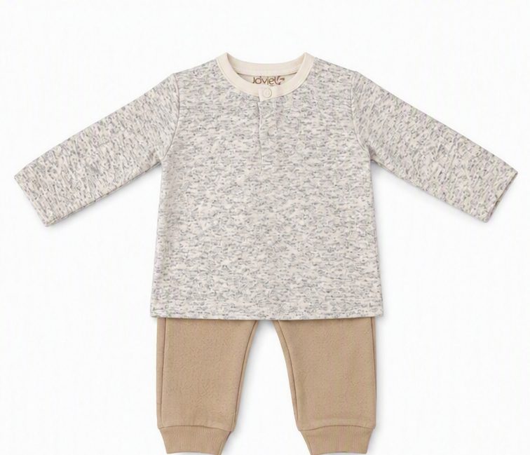 JOVİEL-581 BEBE 2 Lİ SET BEJ