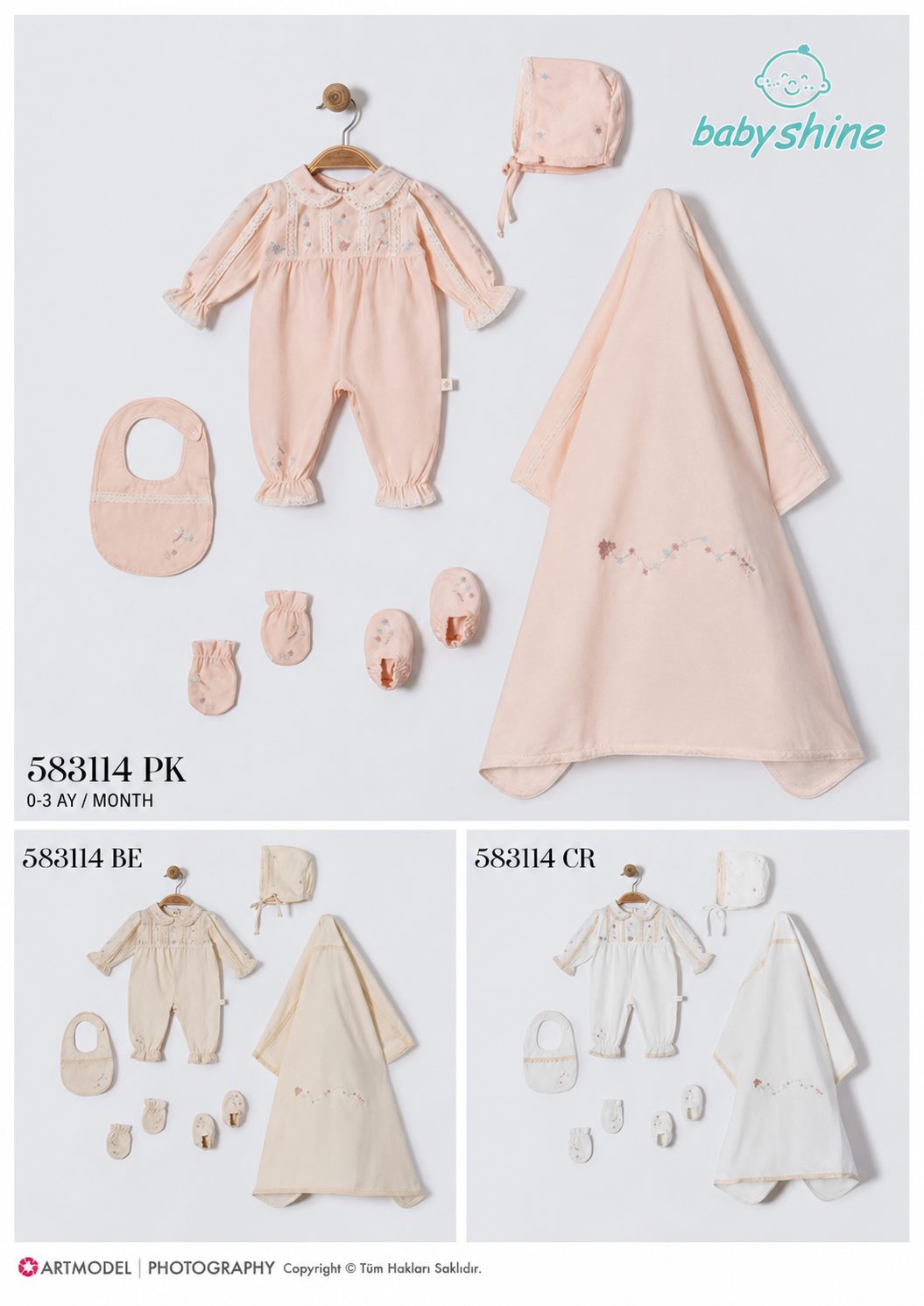 GENTLE-583114 SET 6LI ZIBIN PİNK