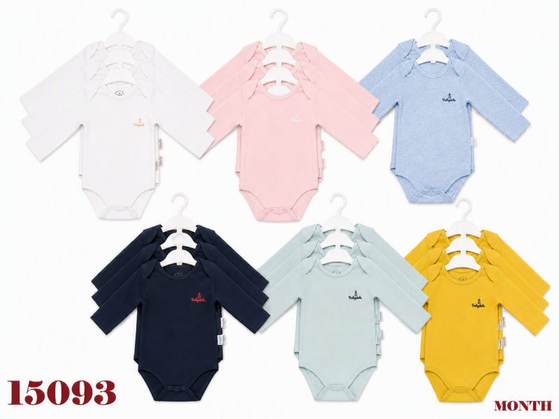 BABYDOLA-15093 BODY MİX COLOR 6'LI 03-24 AY