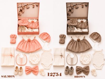 BABYDOLA-12754 10'LU ZIBIN SET-SALMON*KAMPANYALI*